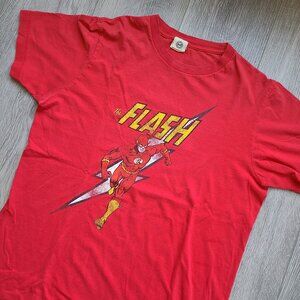 vintage DC Comics THE FLASH red t-shirt, size M